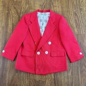 Vintage Jonathan Strong linen double breasted blazer